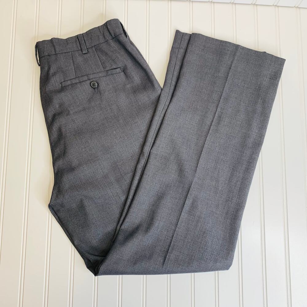 apt 9 Gray Suit Dress Pants Sz 32 x 32